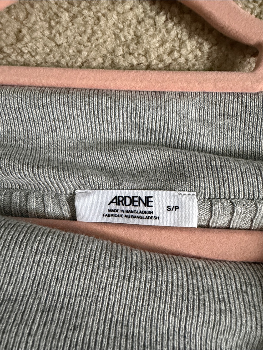 Ardene Gray Off-the-Shoulder Ribbed Sweater - Picture 5 of 5